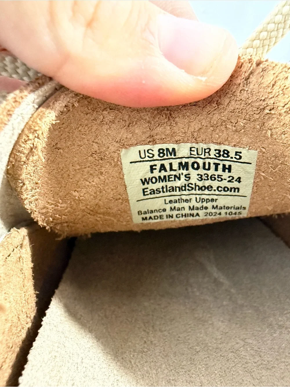 NWT Eastland Women’s Size 8 Brown Casual Boat Shoes